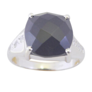 Nice Gemstone  Faincy Checker Black Onyx ring