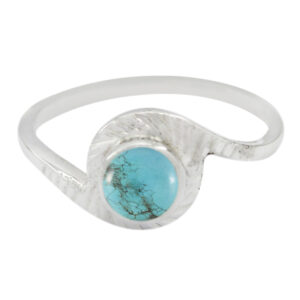 Nice Gemstone  Round Cabochon Turquoise ring